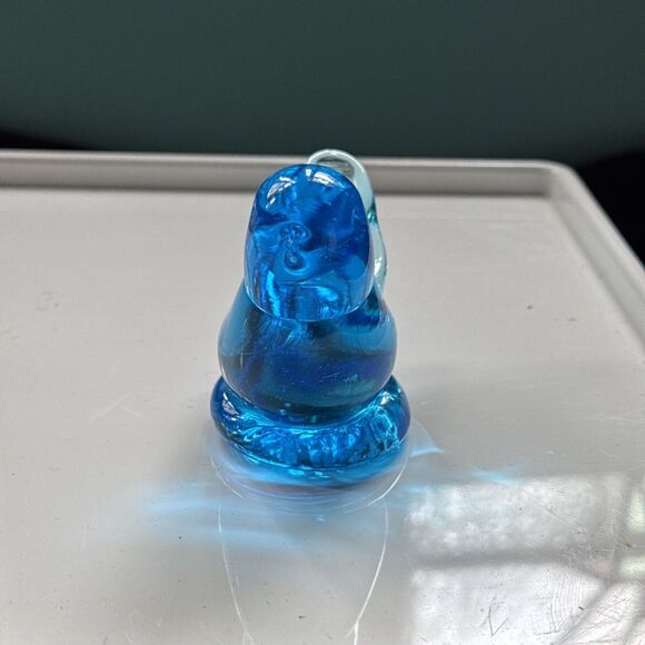 Bluebird Of Happiness By Leo Ward Hand Blown Signed 1987 - Picture 8 of 11